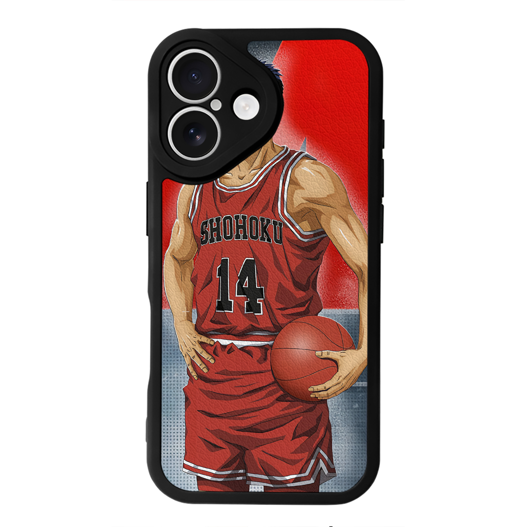 （画像用） SLAM DUNK／スラムダンク 【iPhone 16シリーズ対応】シリコンスマホケース（レザー調） 材質：シリコン